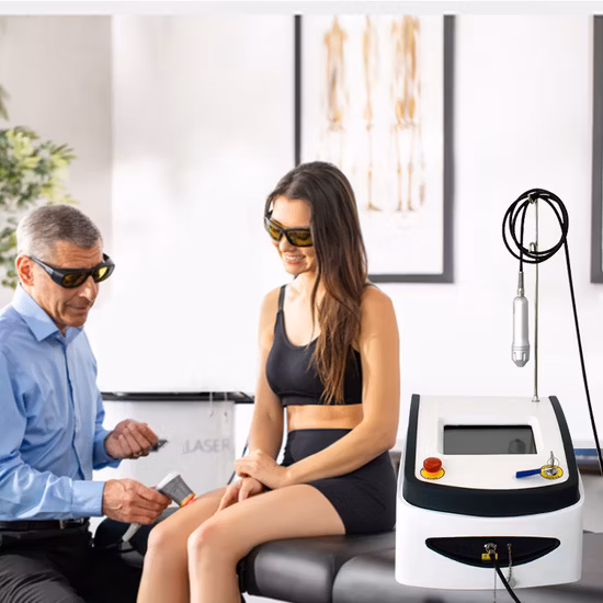 Dispositif Laser à Diode de thérapie physique haute puissance 60W à usage familial pour le traitement de physiothérapie de soulagement de la douleur humaine